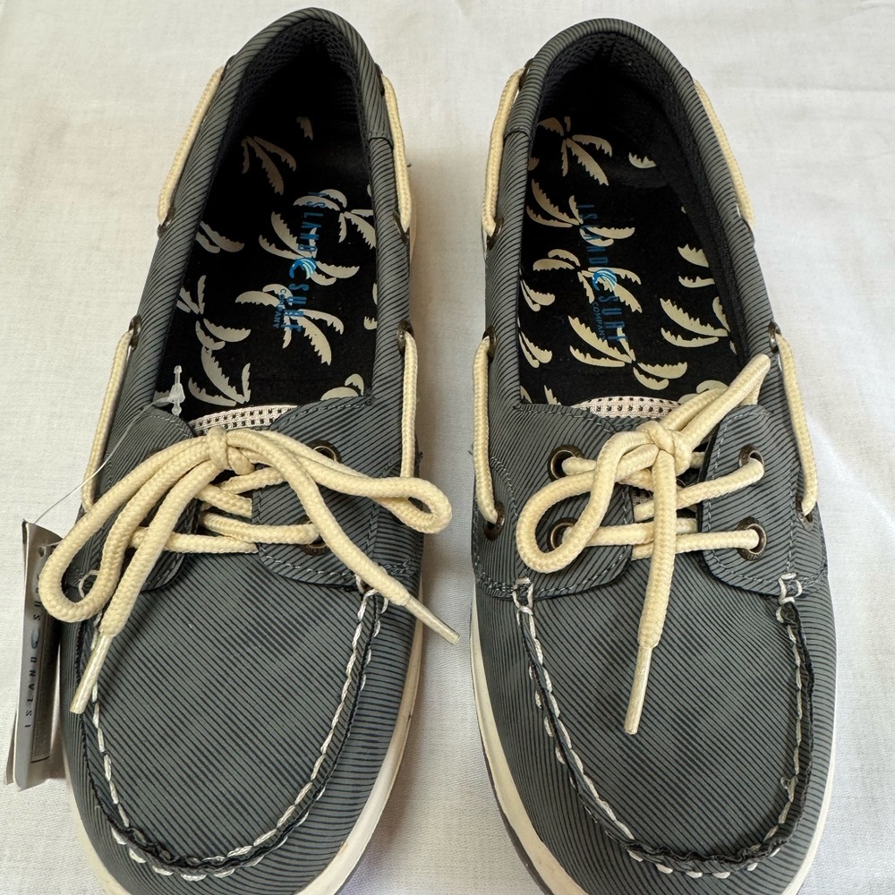 Island Surf  Sanibel Women’s Boat Shoes Size 7 Brand New